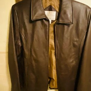 Vintage Studio Works Leather Women's Brown Leather Jacket